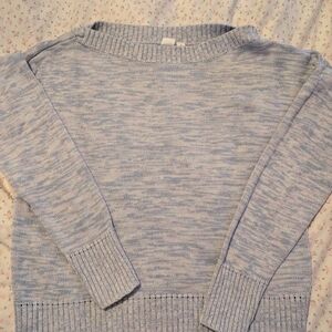 GAP Women's Soft Blue Crew Neck Sweater